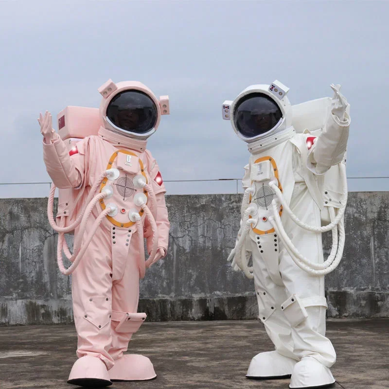 

Костюм космонавта на Хэллоуин косплей костюм астронавта Косплей Костюм с шлемом взрослый надувной день ребенка фотография фото для семьи