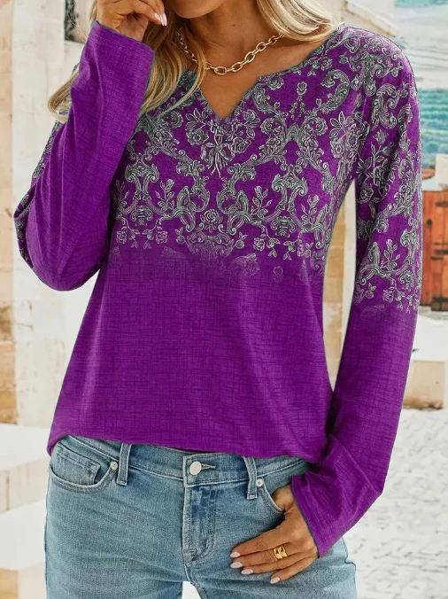 Рисунок 4 - Женский свободный пуловер с принтом