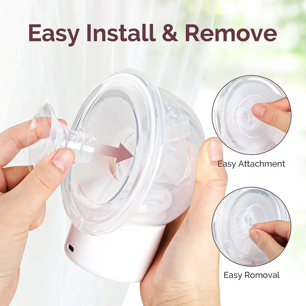 Universal Breast Pump Converter Portable Durable Nipples Daily Use
