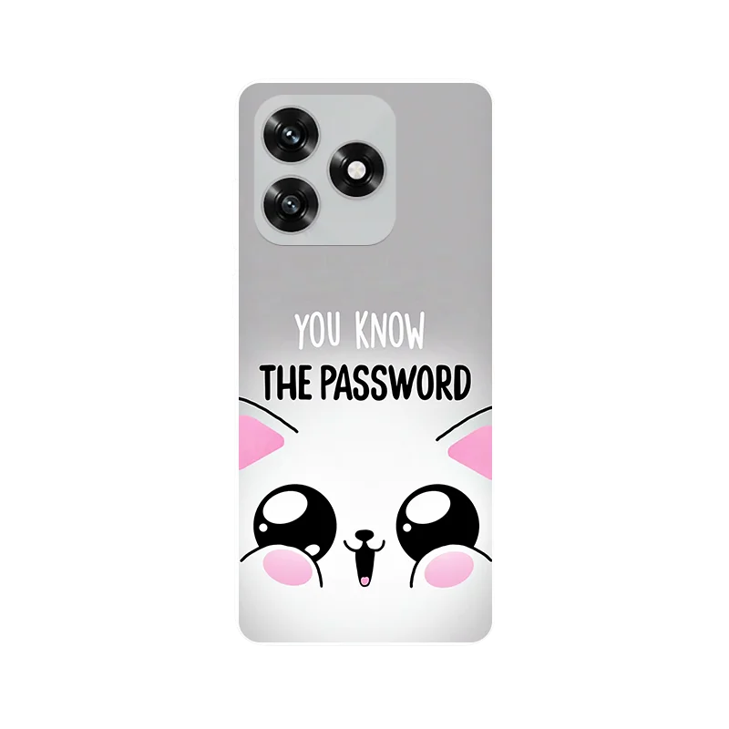 Cute Cat Soft TPU Protective Bumper Case