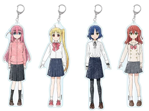 Figure Pendant Keychain, Anime Figures Rock, Anime Rock Kids, Keyring  Figure