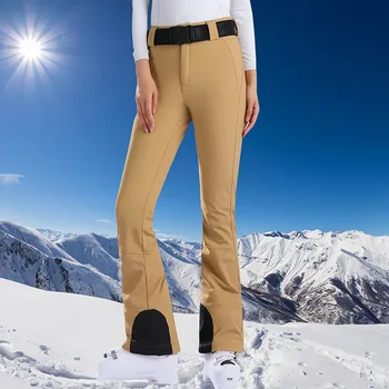 Winter Snowboarding Pants Thermal Skiing Pants New Slim Fit Women Snow Trousers Waterproof Clothes Outdoor Windproof Ski Pants 2