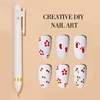 4 in 1 Nail Dotting Pen Creative DIY Nail Art Painting Tools Nail Drill Pen Point Dot Painting Tools Manicure Nail Supply 1
