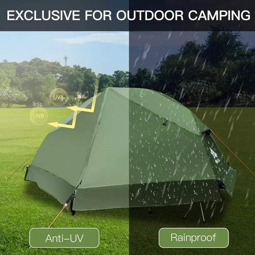 1-Person Camping Cot Tent 4