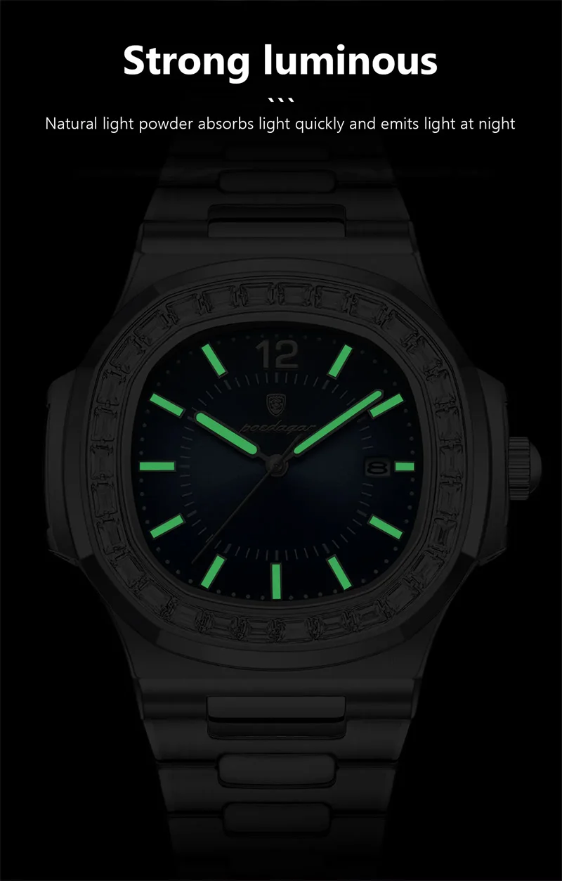 POEDAGAR 918 Men's Watch description image 9