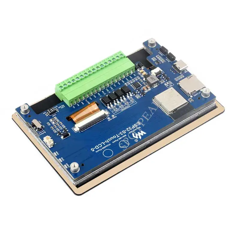 ESP32-S3 5��ġ LCD ���� ���� 1024*600 ĸƼ�� ��ġ��ũ�� ���÷��� LVGL WIFI BTLE5.0 65K-RGB(����/CAN/I2C/RS485 ����)