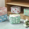 1pc Cotton Linen Fabric Waterproof Desktop Sundries Basket Storage Box Cosmetic Toy Organizer Underwear Socks Clothes Storagebag 3