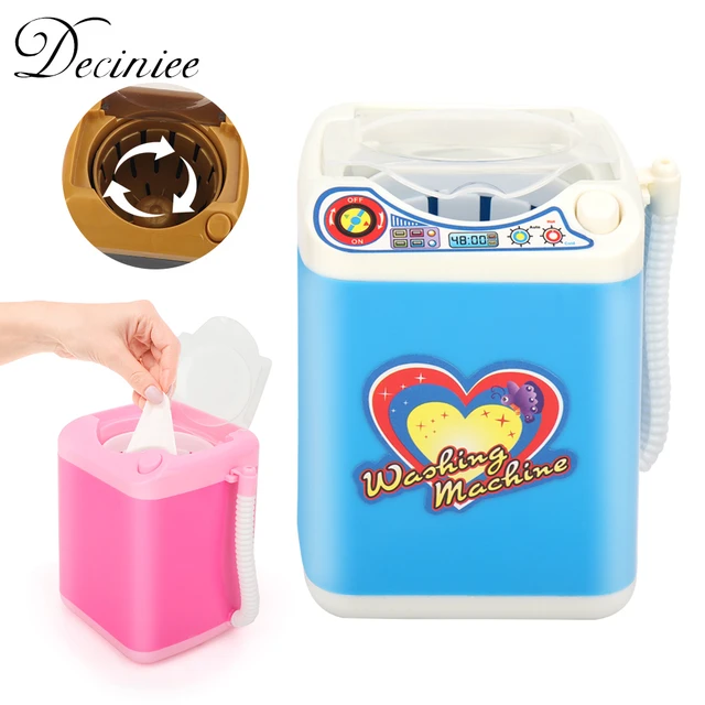 Makeup Brush Cleaner Machine Makeup Sponges Mini Electric Washing Machine  Simulation Automatic Cleaning Washing Machine Device - AliExpress