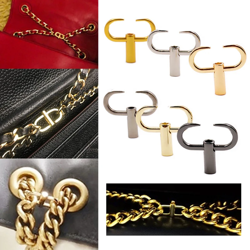 Durable Bag Chain Adjustment Buckle Bags Chain Fixed Length Adjuster Shoulder Strap Shortening Buckle Artifact Accessories