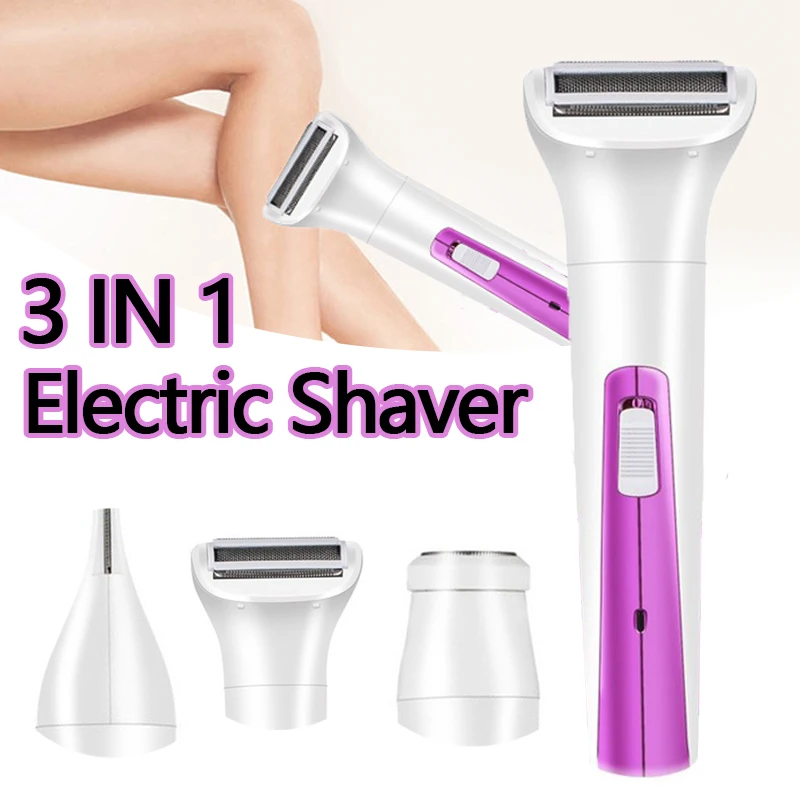 

3 in 1 electric shaver washing eyebrow trimmer USB epilator ladies shaver whole body shaver wholesale razors for shaving women