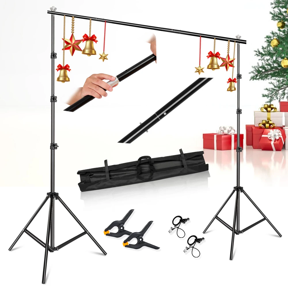 

Background Stand Photography Support System Adjustable Stand Background Backdrops Photo Studio Kit Chromakey Green Screen Frame