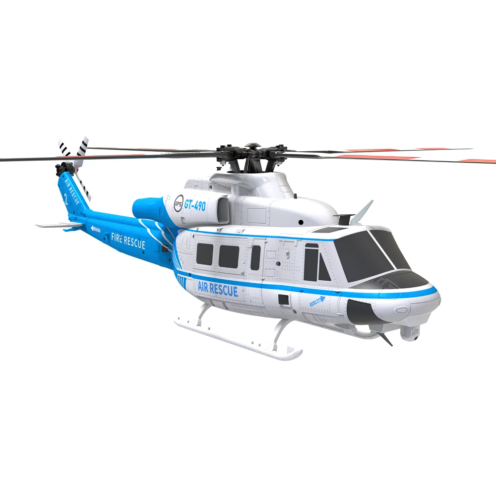 NEW GOOSKY E2 RC 헬리콥터 1:35 UH-1Y 스케일 2.4G 6CH 듀얼 브러시리스 다이렉트 드라이브 모터 BNF / RTF GPS 비행 제어 시스템 탑재