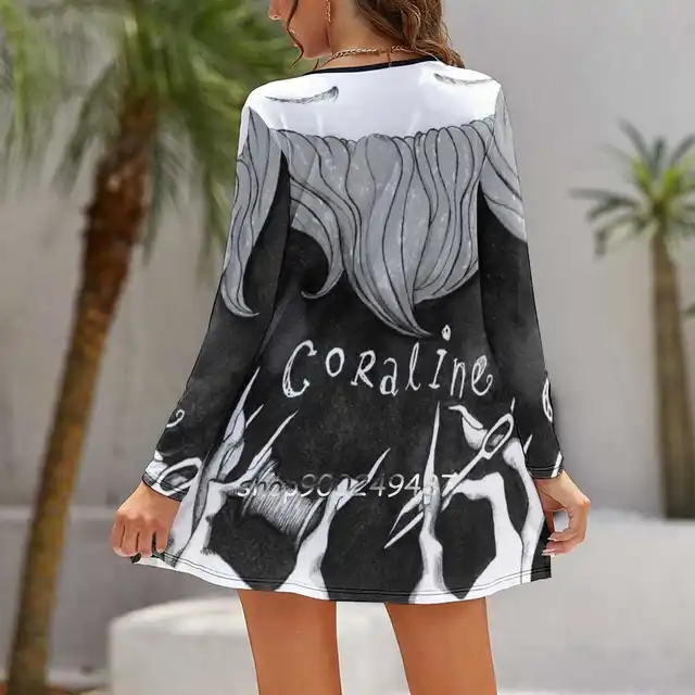 Um Conto de Fadas Sombrio em Forma de Vestido: O Vestido de Coraline 2 Vestido Coraline: Um Conto de Fadas Sombrio em Forma de Vestido