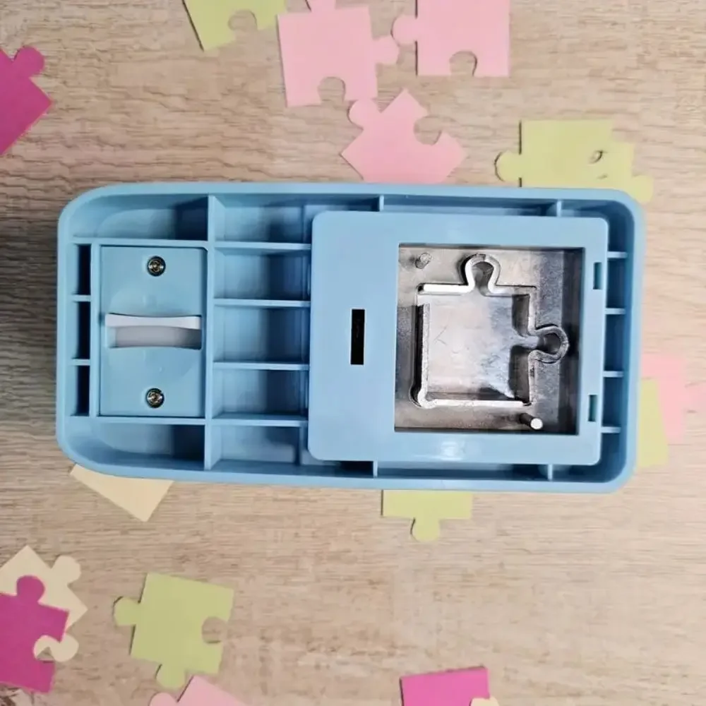 DIY Handmade Puzzle Punching Machine DIY Children Intelligence Flower Punching Machine Children's Jigsaw Puzzle Making Machine