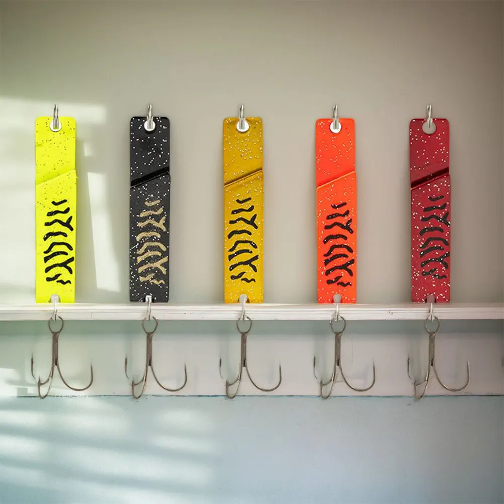 Metal Spinner Bait Fishing Lures with Tackle Box for Bass Trout Salmon