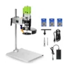 Glass Bottle Cutter Wine Bottle Cutting Grinding Drilling Machine with 12 PCS Abrasive Blades for DIY, 110V 150W,US Plug 1