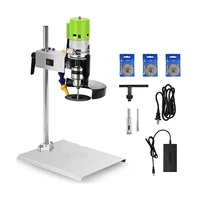 Glass Bottle Cutter Wine Bottle Cutting Grinding Drilling Machine with 12 PCS Abrasive Blades for DIY, 110V 150W,US Plug 1
