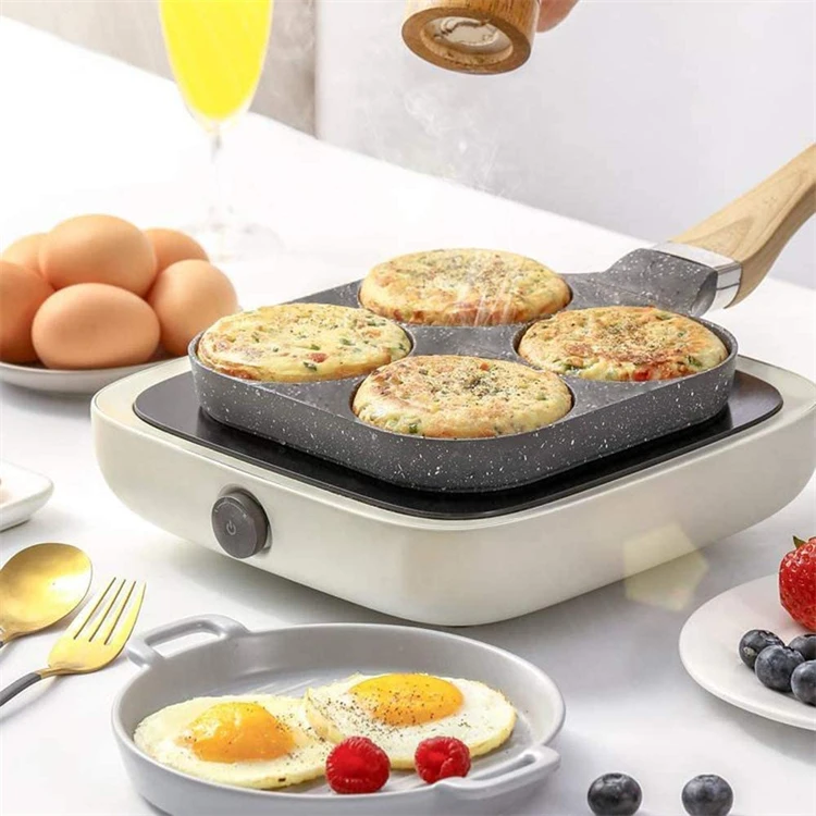 Frying Pan Nonstick Pancake Pans 4 Cups Cookware