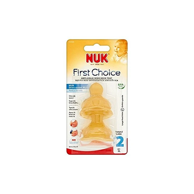 Nuk First Choice Tetina Latex food T-2 l 2 u - AliExpress