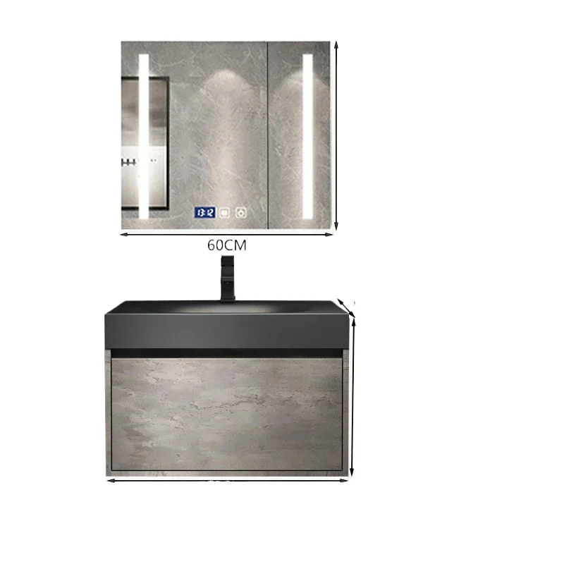 *Smart Slim Basin Bathroom Cabinet Combination Minimalist Modern Cabinets Washbasin Casa Arredo Home Furniture YX50BC