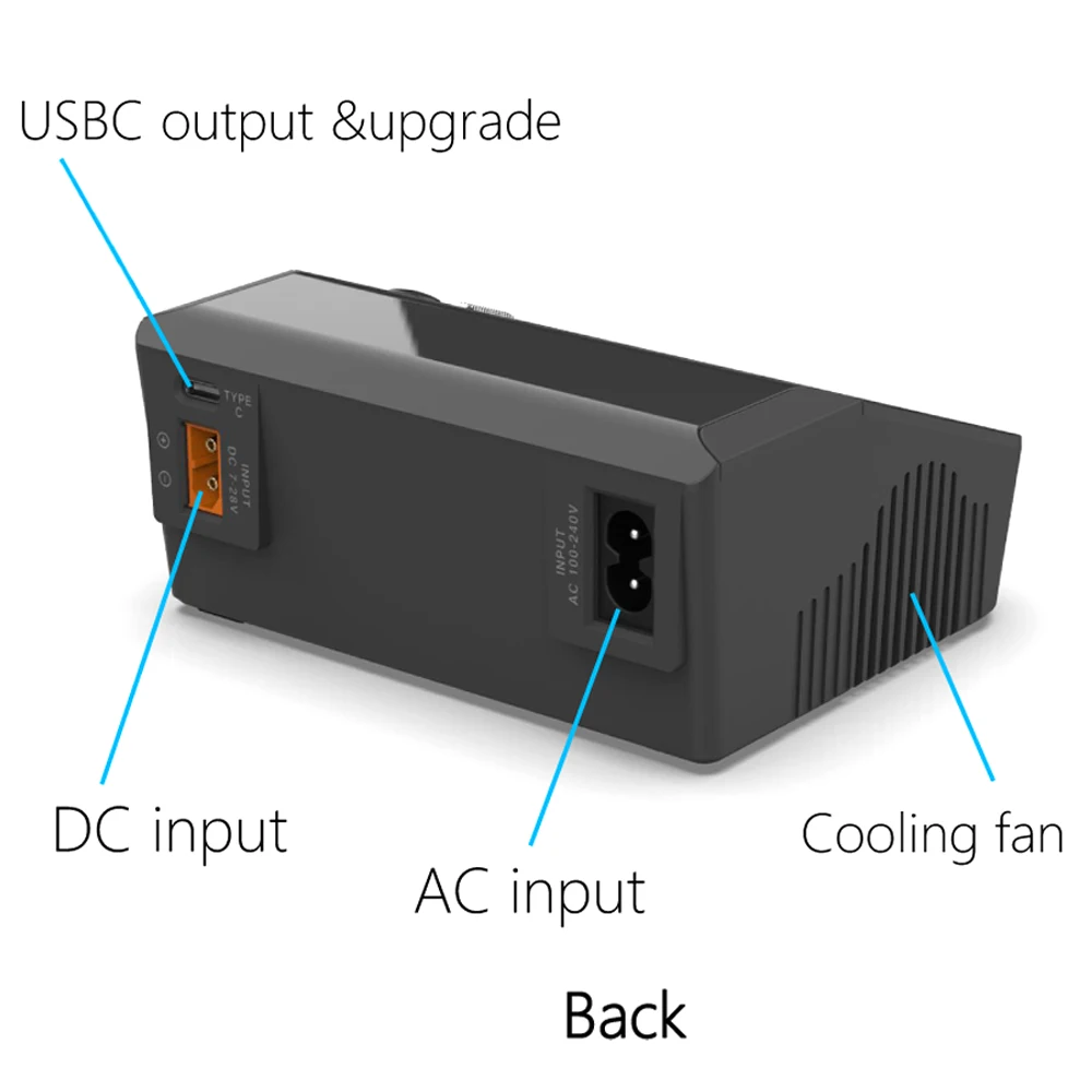 Chargeur LiPo ToolkitRC M6DAC 1-6S 200W 10A USB-C