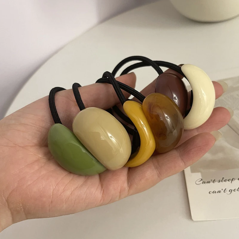 

Korean Fashion Elastic Hair Bands For Women Girls Hair Accessories Headwear Ponytail Holder Scrunchie 2024 New