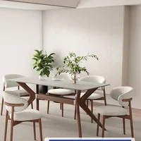 Nordic Foldable Dining Table and Chair Set – Mobile Modern Armchair Tavolo E Sedie Pranzo Home Furniture - Image 3