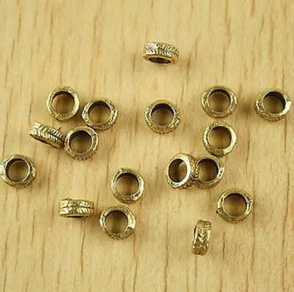 

60pcs dark gold-tone columniform fit bracelet h2348