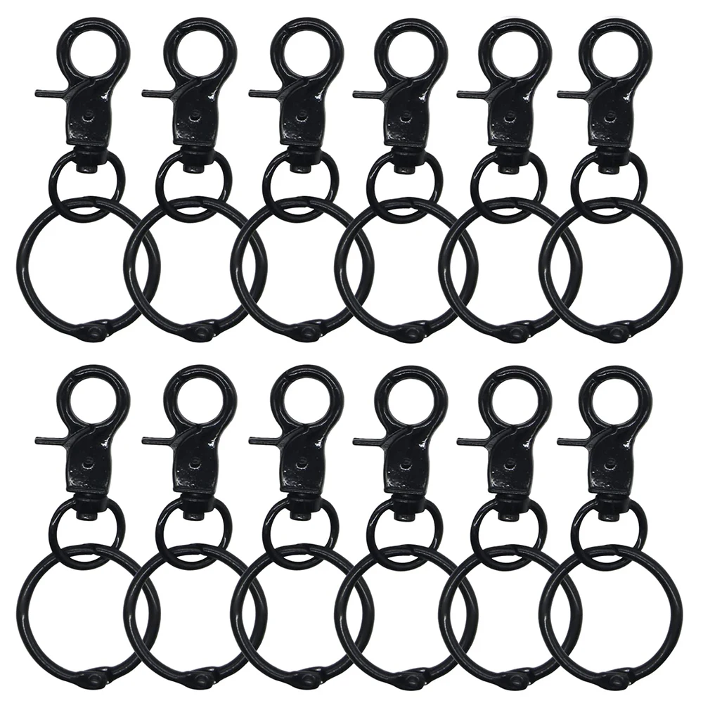 

10Pcs/Set Metal Swivel Lobster Clasp Spring Snap Alloy Keychain Swivel Trigger Clips Claw Clasps Hooks DIY Jewelry Accessories