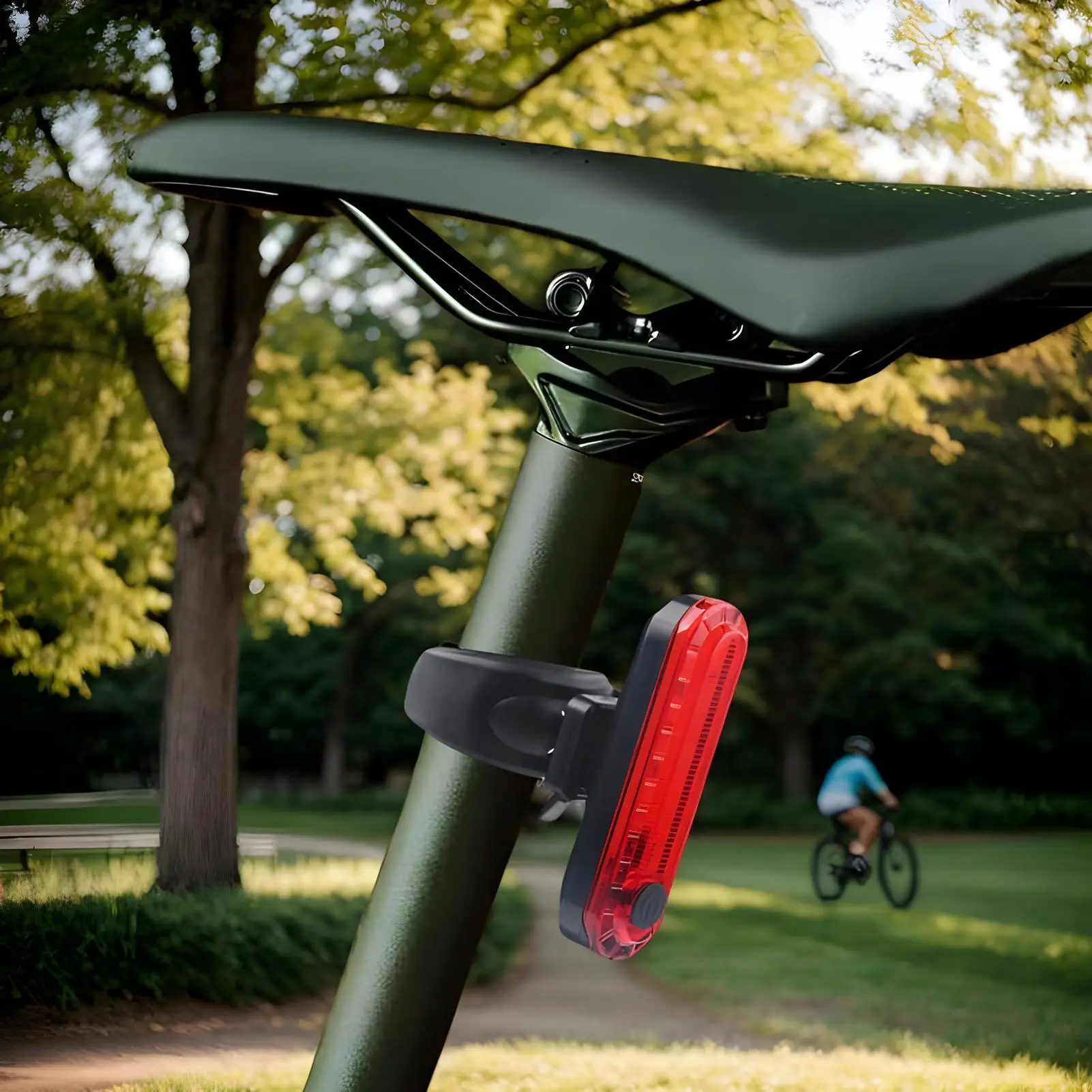 Bike Tail Light Holder Seatpost Mount Silicone Cycling Bike Lamp Stand Bicycle Taillight Saddle Rail Mount for Varia Radar