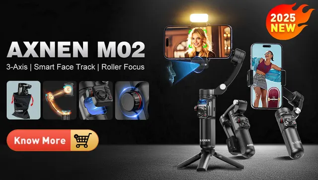 Gimbal Stabilizzatore Per Smartphone XE AI - Senza App, Controllo Gestuale | Per Video TikTok E YouTube