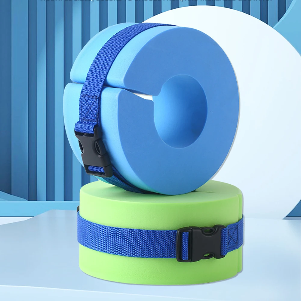 Swim Aquatic Cuffs with Quick Release Buckle Water Ankle Ring Foam Aquatic Cuffs for Swim Fitness Training