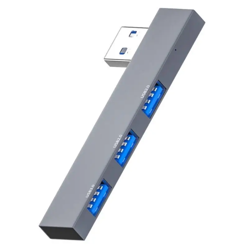 652F 3 in 1 1x3.0+2x2.0 USB 허브 3 포트 확장 플러그 슬림형 C/USB PD 분배기