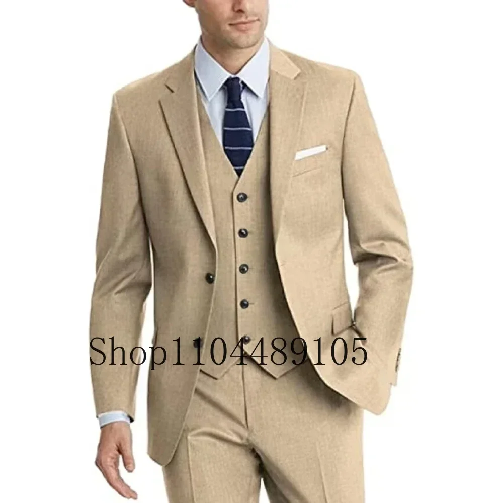 Three-piece Groom Suit Wedding Banquet Evening Party