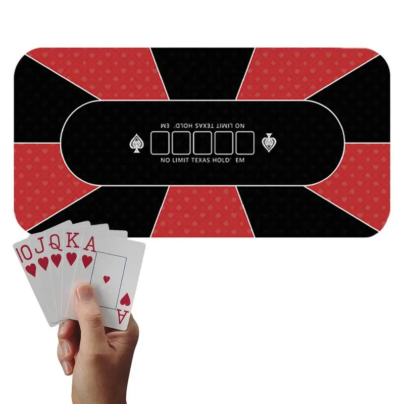 Game Table Cover 120x60cm Texas Holdem Poker Mat Card Table Covers Poker Mat For Top For Party Fundraisers Theme poker table cover