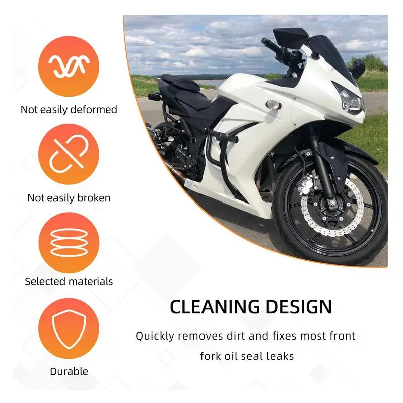 Motorcycle Oil Seal Fork Cleaner Shock Absorber Oil Seal Cleaning Accessories Fork Cleaner Motorcycle Bike Repair Tool