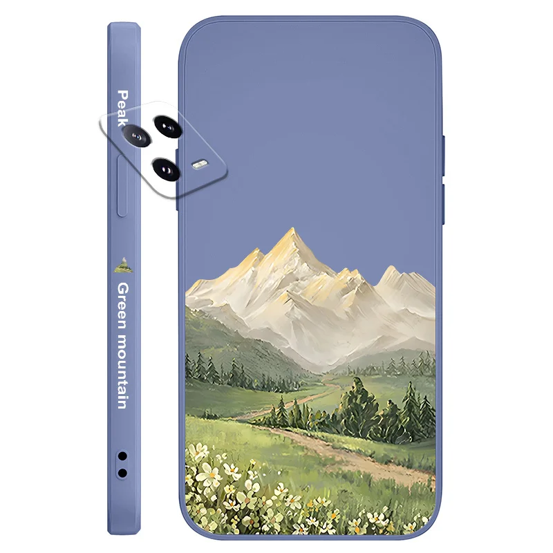 Artistic Elegance Liquid Silicone Phone Case