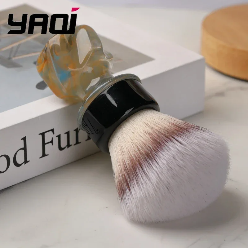 YAQI New 28MM Nebula Synthetic Knot Wet Shaving Brush - Quality Premium Travel Beard Care Grooming Tool