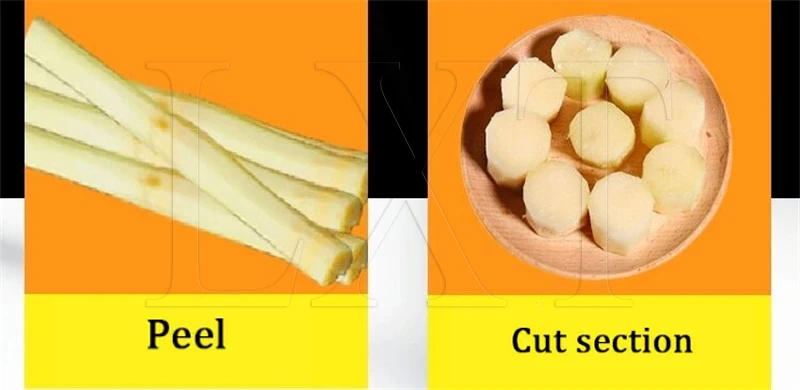 Description Picture 6 of itemElectric Sugarcane Peeling Machine Sugar Cane Peeler Cutter Machine