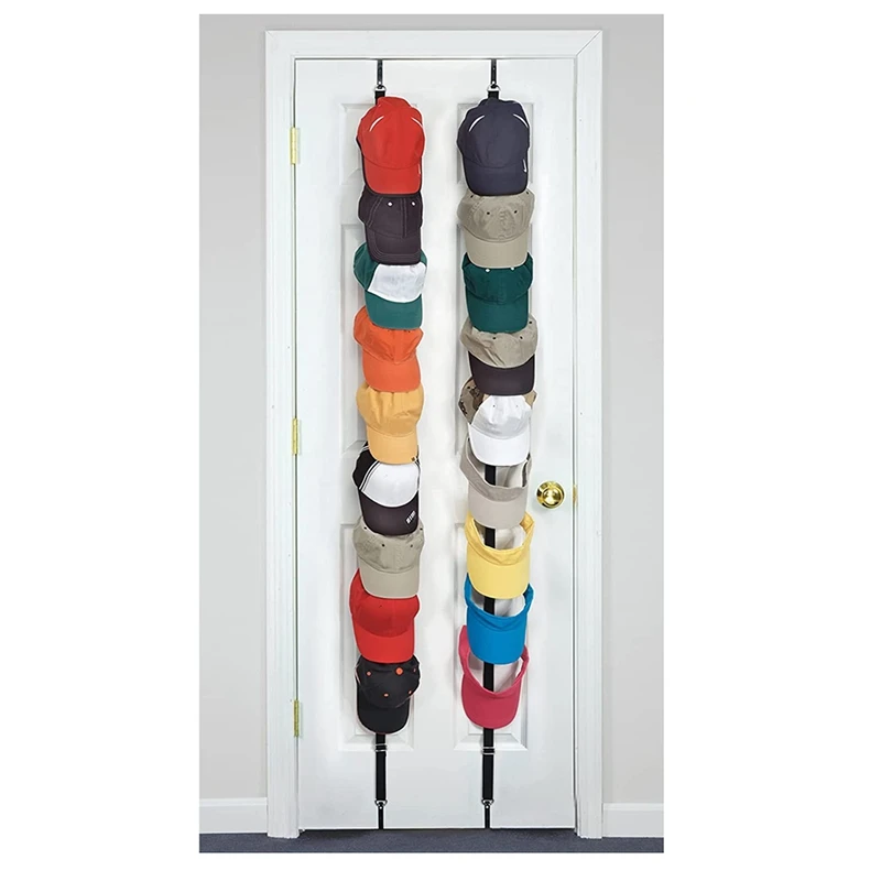 

Вешалка-органайзер для шляп, вешалка для бейсболок и кепок [до 36 шляп] вешалка для демонстрации шляп над дверью/шкафом/стеной