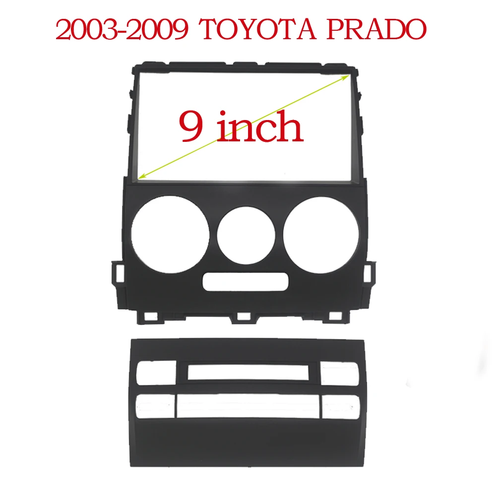

9-дюймовая Автомобильная рамка, адаптер Canbus Box Android, стандартная панель для Toyota Prado 120 Land Cruiser Lexus GX470