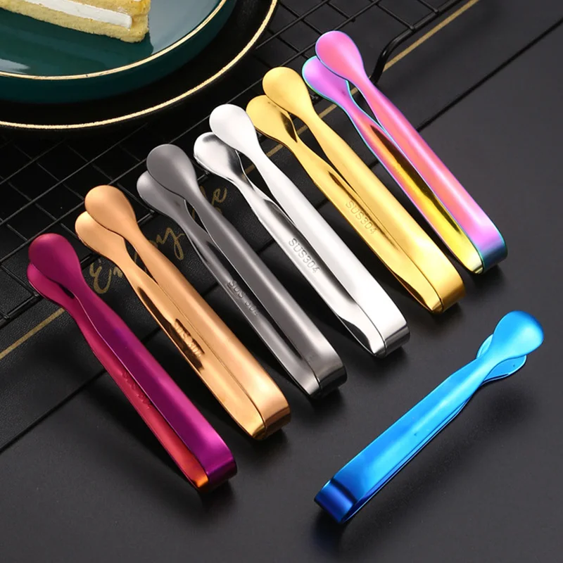 Dropship 1pc Silicone Small Clip; Kitchen Tongs; Square Sugar Ice Cube  Silicone Meal Clip; 0.98x5.71 to Sell Online at a Lower Price