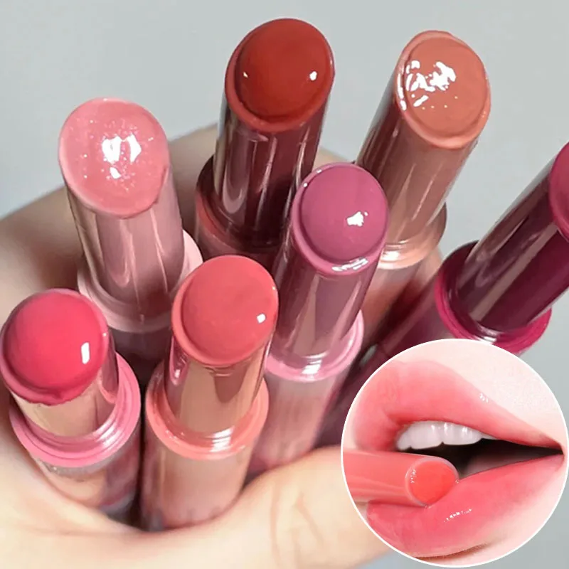 Specchio Vetro Rossetto Idratante Acqua Luce Solida Lucidalabbra Penna Trasparente Olio Gelatina Smalto Per Labbra Trucco Coreano Ragazza Donna Cosmet