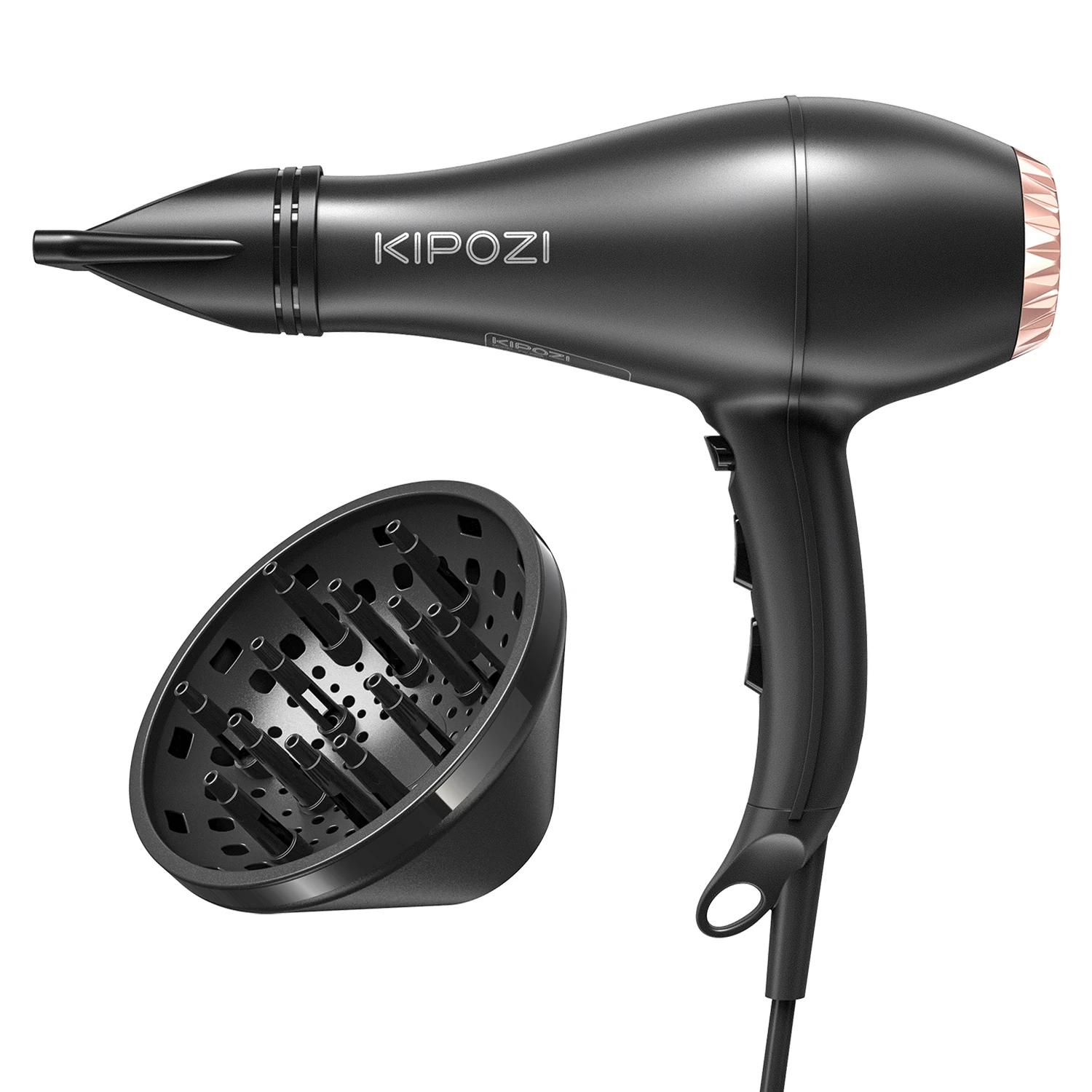 Sèche-cheveux professionnel - KIPOZI - Ionique - 3 températures