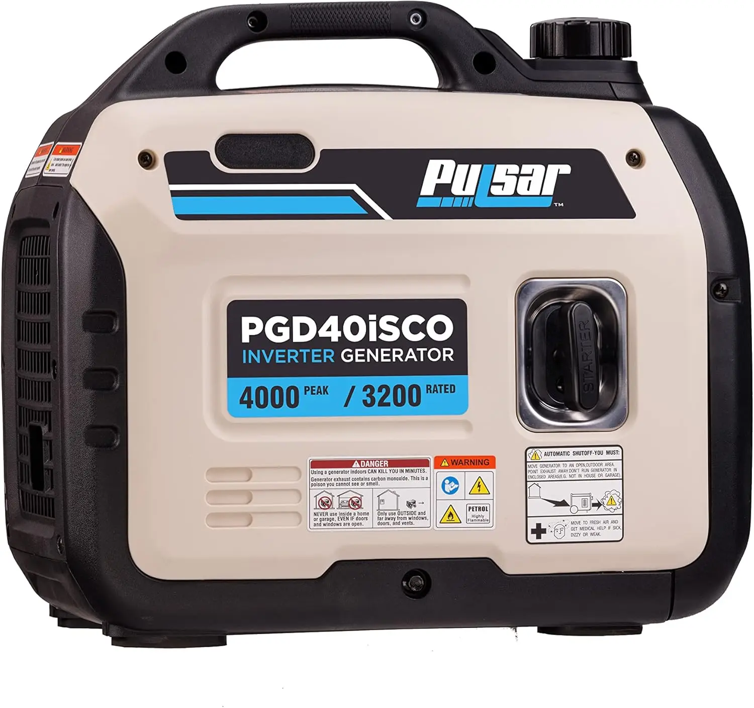 PGD40ISCO Ultra Light Quiet 4000W Portable Gas Inverter Generator