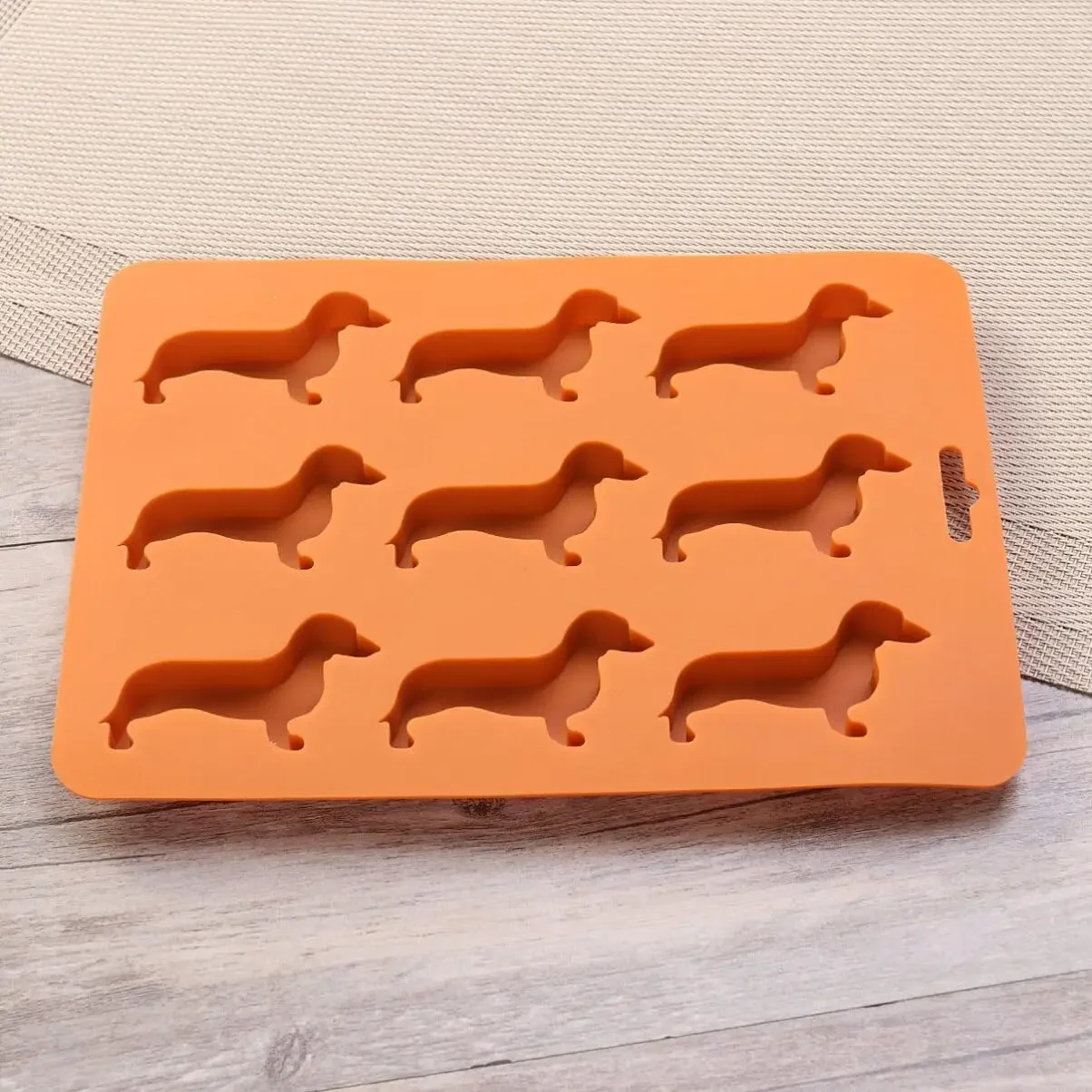 Dachshund Shaped Chocolate Cookie Silicone Mold Ice Cube Mold Creative DIY Home Ice Tray Kitchen Tools Silicone Molud Gadgets