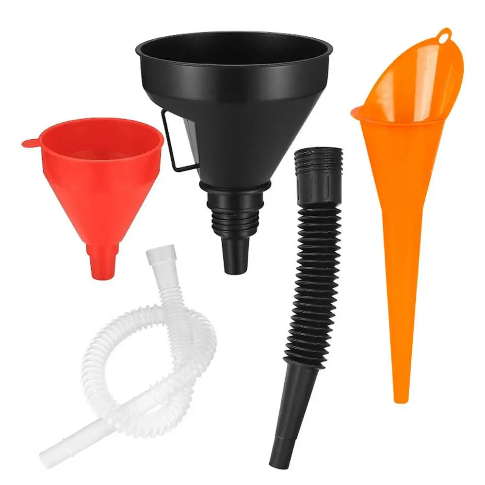 Kitge Liquide De Refroidissement Abs Koelvloeistof Vultrechter Kit 15-delige Koelvloeistof Trechter Kit Auto Jacht Boot Sliver Spill Proof Coolingid Ontluchter Adapter