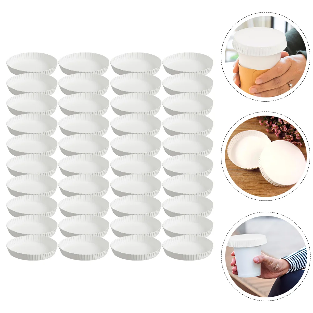 

150 Pcs Hot Cup Lids Travel Coffee Mug Stackable Paper Cover Child Espresso Cups
