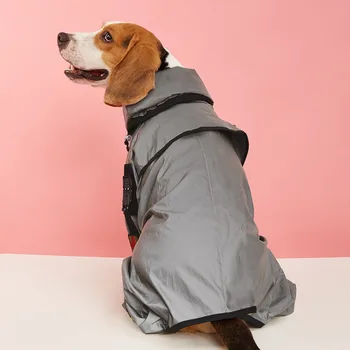 Reflective Waterproof Dog Raincoat 1