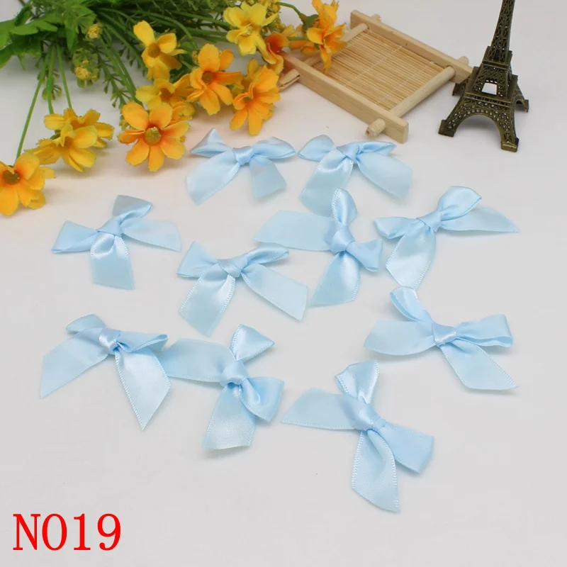 50 Fiocchi Neri Pre-Legati In Nastro Di Raso, Con Fascetta, 12,7x17,8 Cm, Per Confezioni Regalo, Matrimoni, Bomboniere, Fai Da Te